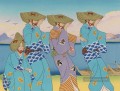 Danses d okesa sado japon 1952 Japanisch